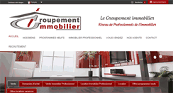 Desktop Screenshot of groupementimmo.fr